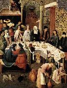 Hieronymus Bosch The Marriage at Cana oil painting artist